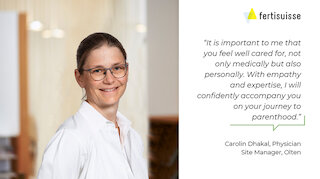 It is important to me that you feel well cared for, not only medically but also personally. With empathy and expertise, I will confidently accompany you on your journey to parenthood @ 