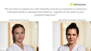We are here to support you with empathy and use our expertise to meet your individual needs in reproductive medicine - together on the path to your greatest happiness. @ 